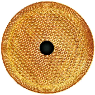Il bacino del bagno del giro di vanità ha cromato l'oro Diamond Shape Crystal Glass