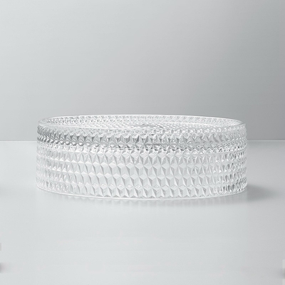 ciotola trasparente a 15,5 pollici di Crystal Round Bathroom Sink Basin del lavabo della mano del piano d'appoggio di 12mm