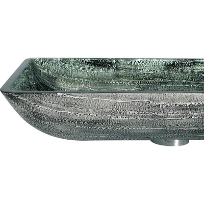 ciotola di vetro a 16,5 pollici del lavandino di Art Rectangular Tempered dei lavabi del bagno di 12mm