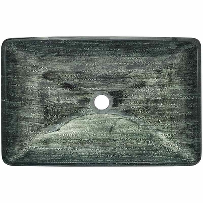 ciotola di vetro a 16,5 pollici del lavandino di Art Rectangular Tempered dei lavabi del bagno di 12mm