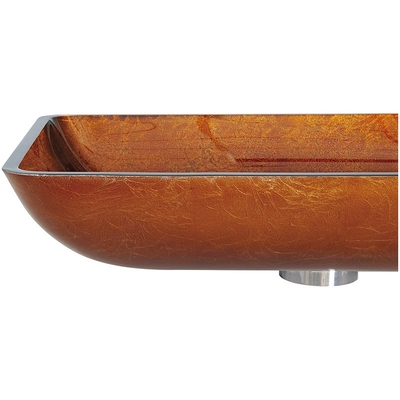 la progettazione rettangolare del contatore del piano d'appoggio del lavabo di piano d'appoggio di 110mm ha temperato il vetro