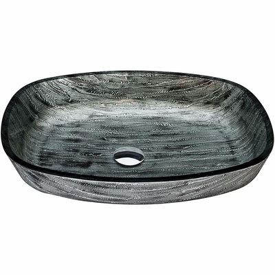 lavandino rettangolare della nave di ultima della mano dello scolo di 45mm grande lunghezza del lavabo 40mm
