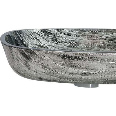lavandino rettangolare della nave di ultima della mano dello scolo di 45mm grande lunghezza del lavabo 40mm