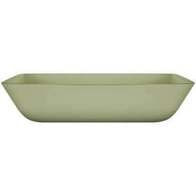 la ciotola del ripiano di 105mm 330mm affonda il bagno verde chiaro bianco rettangolare