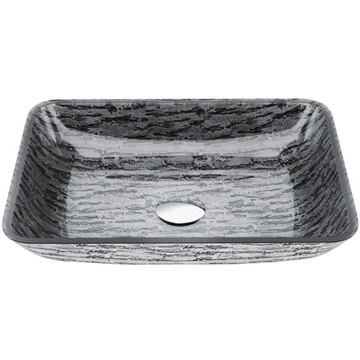 Nero di titanio/Gray Bathroom Wash Basins L460 * W330 * lavandino nero rettangolare della nave di H105mm