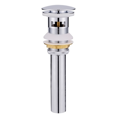 La pompa di scolo d'argento delle acque reflue 45mm Dia Washbasin Faucet Pop Up vuota l'argento cromato
