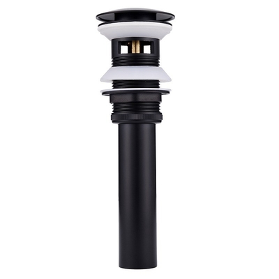 Lavandino residuo d'ottone Matt Black Finish del bacino del lavandino del rubinetto della pompa di scolo dell'acqua di pop-up