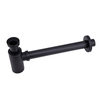 Accessori sifone rotondo, scolo del lavabo della trappola della bottiglia di lavandino della trappola di Matt Black P