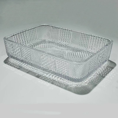 Piano d'appoggio di vetro rettangolare del lavabo Crystal Clear a 12 pollici