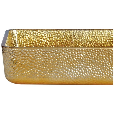 L'imbarcazione rettangolare dell'oro di lusso affonda il bacino profondo moderno a 4,2 pollici dell'affondare del bagno