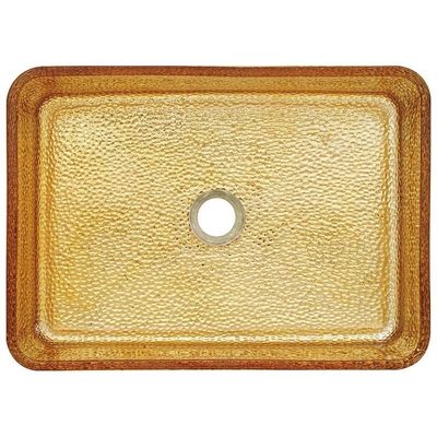 L'imbarcazione rettangolare dell'oro di lusso affonda il bacino profondo moderno a 4,2 pollici dell'affondare del bagno