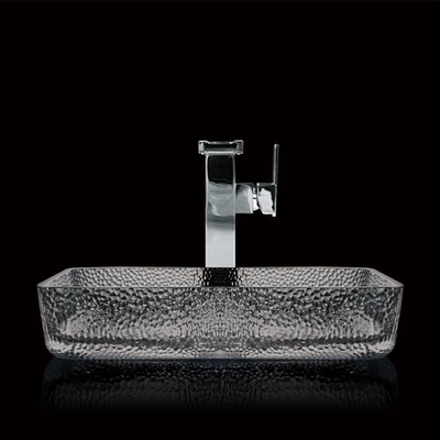 Bagno fumoso 105mm liscio della ciotola di Grey Rectangular Vessel Sinks Wash