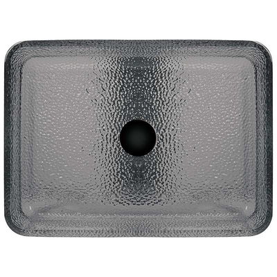 Bagno fumoso 105mm liscio della ciotola di Grey Rectangular Vessel Sinks Wash