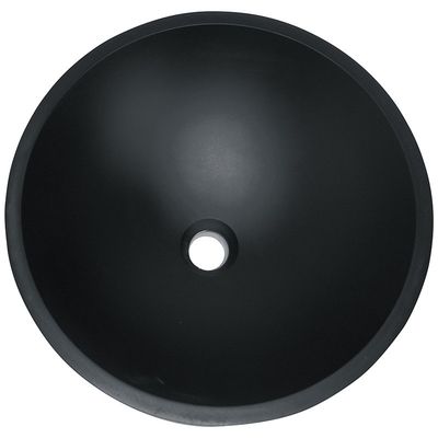 Rivestimento di vetro acido della ruggine di Matt Black Basin Round Bathroom dell'hotel anti
