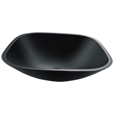 Il nero acido del piano d'appoggio di Matt Square Bowl Bathroom Sink ha temperato l'anti controsoffitto di vetro della ruggine