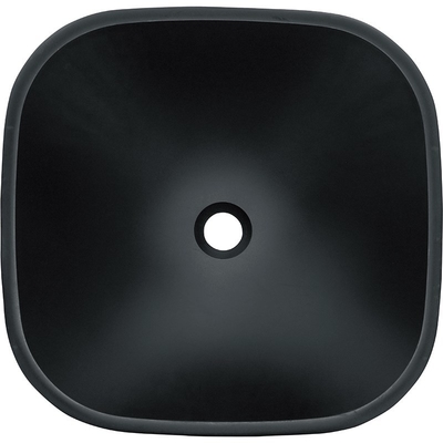 Il nero acido del piano d'appoggio di Matt Square Bowl Bathroom Sink ha temperato l'anti controsoffitto di vetro della ruggine
