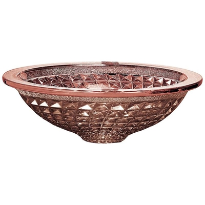 L'imbuto Rose Gold Bathroom Sink Crystal a forma di ha cromato la lunghezza di 450mm