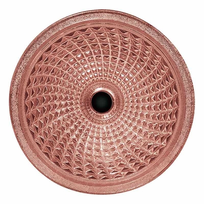 L'imbuto Rose Gold Bathroom Sink Crystal a forma di ha cromato la lunghezza di 450mm