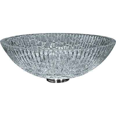 Ciotola di vetro artistica rotonda del lavandino della nave di Crystal Wash Basins 130mm dell'hotel per il bagno domestico