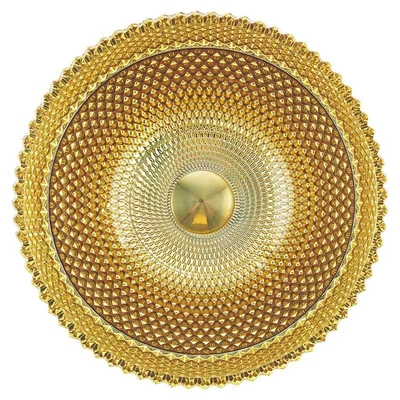 il bagno di colore dell'oro del lavabo di vetro del foro di scolo di 45mm 18K affonda per l'hotel domestico