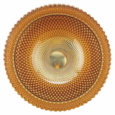 Il bagno di vetro rotondo di colore dell'oro del lavabo 24K affonda facile mantiene