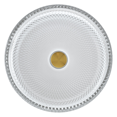 spessore Crystal Clear Glass Vessel Basins di 12mm per l'ufficio Art Deco Round Shape