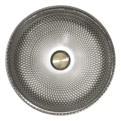 Lavandino scuro del lavaggio di vanità di Grey Crystal Glass Vessel Sinks Bathroom sopra il contatore