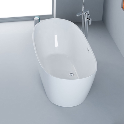 Vasca da bagno bianca splendente immersione in piedi libero con certificazioni CE CUPC