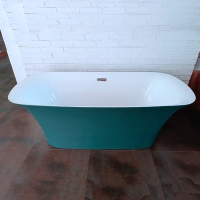 Fresco foglio acrilico puro immersione vasca da bagno indipendente Forma rettangolare