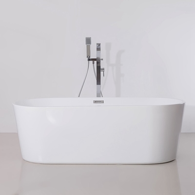 Vasca da bagno acrilica bianca non porosa per bagno