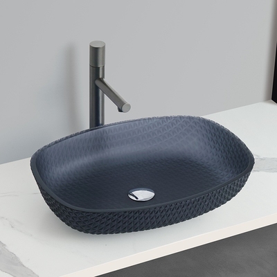 Bagno montato sul bancone vasche da bagno vasche da bagno a forma di melone vaschetti in vetro